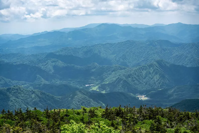 森吉山からの眺め