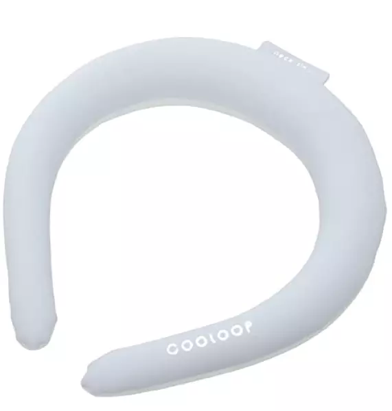 28℃で凍結 真夏の炎天下2時間ひんやり 日経トレンディ2022年ヒットランキング総合3位 コジット COOLOOP アイスネックリング ライトグレーL