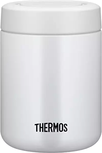 サーモス 真空断熱スープジャー 500ml ホワイトグレー スタンダードモデル 保温保冷 お手入れ簡単 口当たりがやさしい丸口設計 JBR-501 WHGY