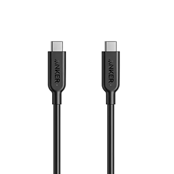 Anker PowerLine II USB-C & USB-C 3.1(Gen2) ケーブル(0.9m ブラック)【USB Power Delivery対応/USB-IF認証取得/超高耐久/10Gbps高速データ転送】iPhone 15 /15 Pro Galaxy S24 / S23 iPad Pro/iPad Air 5 / MacBook/MacBook Air/MateBook対応