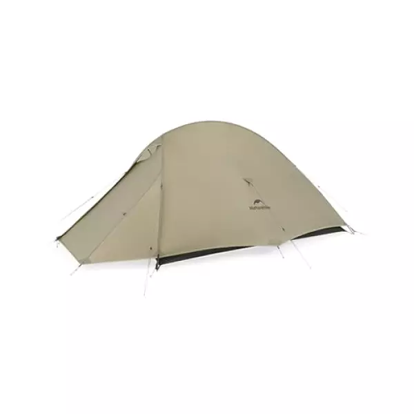Naturehike cloudup pro【アップグレード版】 1.36kg 超軽量テント 1~2人用 高度増加 防暴雨20Dナイロン 流線形防風設計 通気 防結露 ダブルY型自立構造 安定 前室付き コンパクト PU3000+ 簡単設営 三種使用方式 専用グランドシート付き ソロテント 登山 防災 ツーリング ドームテント (ブラウン)