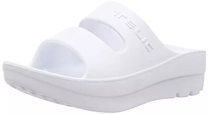 【テリック】 リカバリーサンダル 【正規品】 W-STRAP 厚底 衝撃吸収 軽量 スポーツ アーチサポート クッション性 EVA チョコレート 26.5 cm~27.0 cm