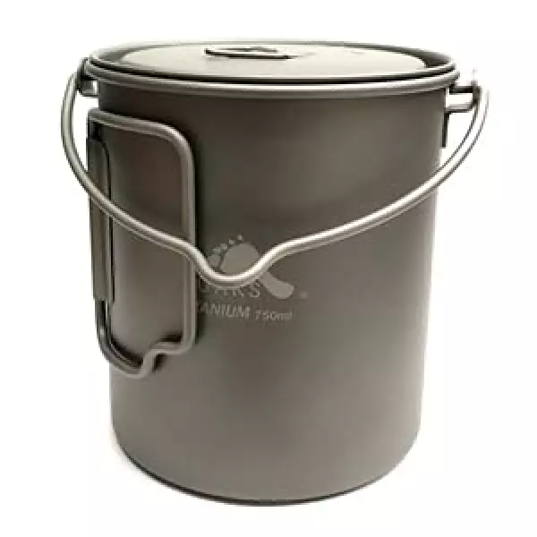TOAKS(トークス) アウトドア キャンプ チタニウムポット 750ml POT-750 ベイルハンドル 【日本正規品】 13233