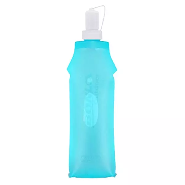 軟水フラスコ - 飲料用の再利用可能なウォーターポーチ,ハンドヘルド ランニング 折りたたみ式 TPU ウォーター リザーバー、ジョギング サイクリング ハイドレーション ギア