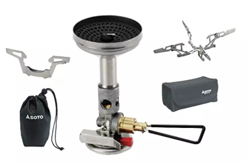 SOTO マイクロレギュレーターストーブウインドマスターSOD-310+4本ゴトク(ハードケース付)