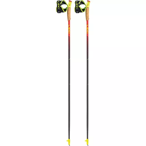 レキ(LEKI) アウトドア 登山 トレイルランニング ヴァーティカル K 1300494 レッド 125cm