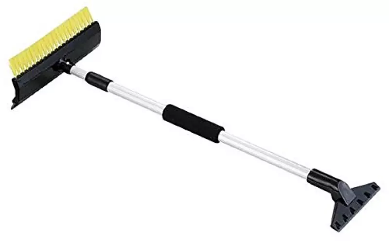 キャプテンスタッグ 除雪 雪かき スノーブラシ アルミニウム STDM-9264 ブラック