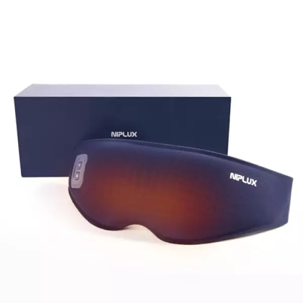 NIPLUX EMS EYE MASK ホットアイマスク 【新登場】 アイマスク アイウォーマー アイケア 目元エステ アイマスク 睡眠用 遮光率100% リラックスグッズ 睡眠グッズ