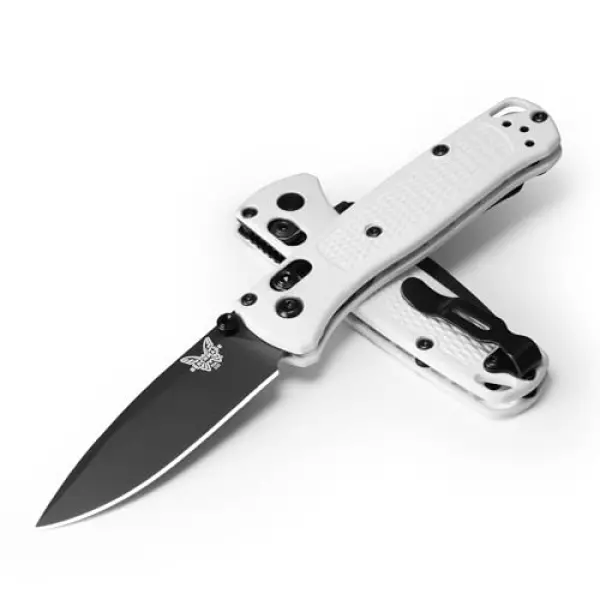 ベンチメイド 533BK-1 ミニ バグアウト ブラック-ホワイト 折り畳みナイフ,BENCHMADE MINI BUGOUT Folding Knife