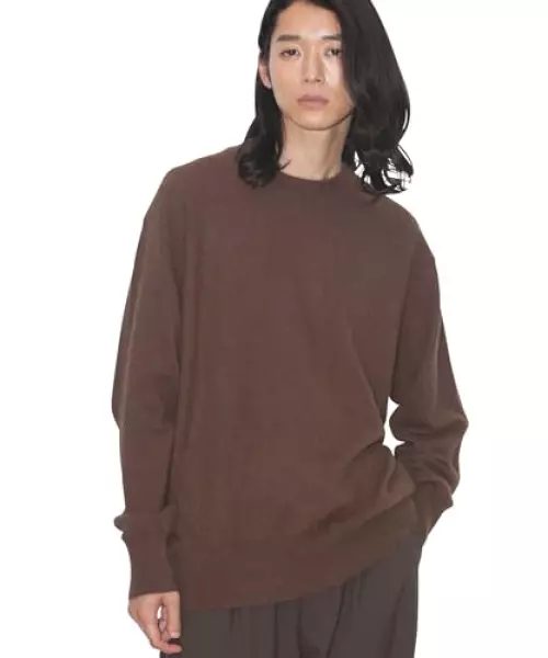 ナノ・ユニバース(nano・universe) ヘアリーハイゲージプルオーバー L D.ブラウン NANO universe