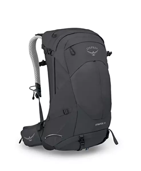 オスプレー Osprey バックパック リュックサック 34L ストラトス トレッキング 登山 アウトドア メンズ 旅行 テクニカル パック 10003565 トンネルビジョングレー Technical Packs Stratos 34 Tunnel Vision Grey