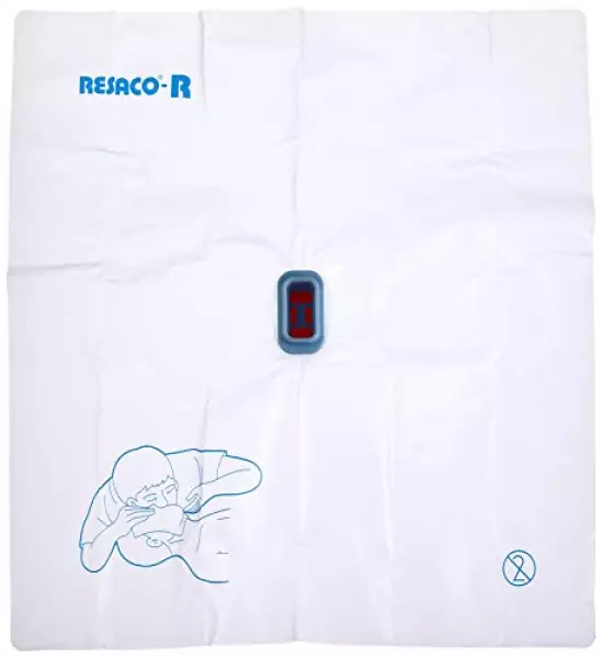 レサコ 人工呼吸用マウスシート レサコRG(ポリ手袋付) 8-8512-02