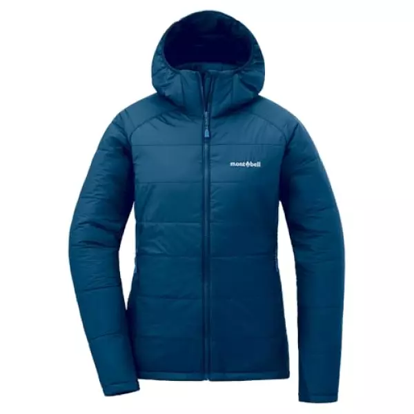 モンベル U.L.サーマラップ パーカ Women's ブルーグリーン(BGN) 1101597 トレッキング,登山用 雪山,冬山用 国内正規品 (L)