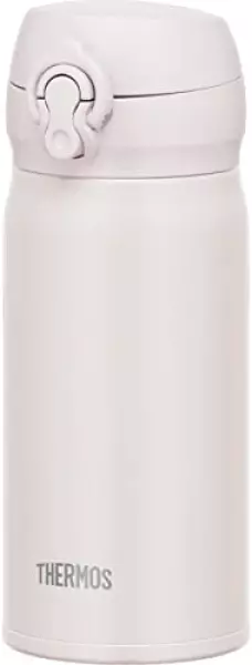 サーモス 水筒 真空断熱ケータイマグ 350ml アッシュホワイト 飲み口外せてお手入れ簡単 軽量タイプ ワンタッチオープン ステンレス ボトル 保温保冷 JNL-356 ASWH