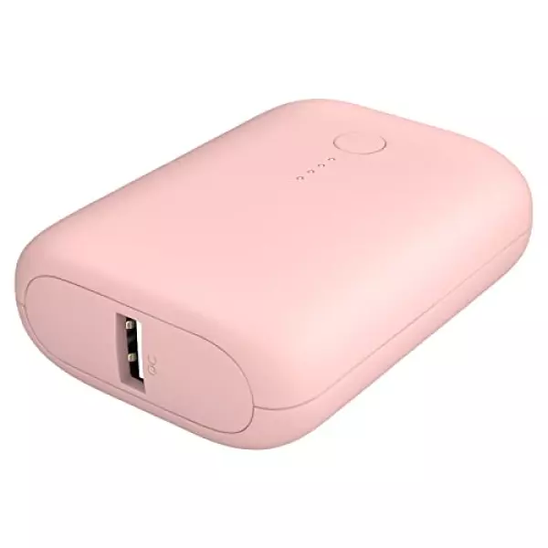 MOTTERU (モッテル) モバイルバッテリー 大容量 10,000mAh 174g PD18W入出力 PSE認証 iPad iPhone Galaxy Android スマートフォン タブレット 各種 その他機器対応 シェルピンク MOT-MB10001-PK