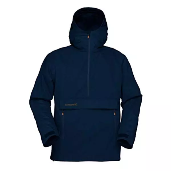 Norrona ノローナ スヴァルバール コットンアノラック メンズ L インディゴナイト