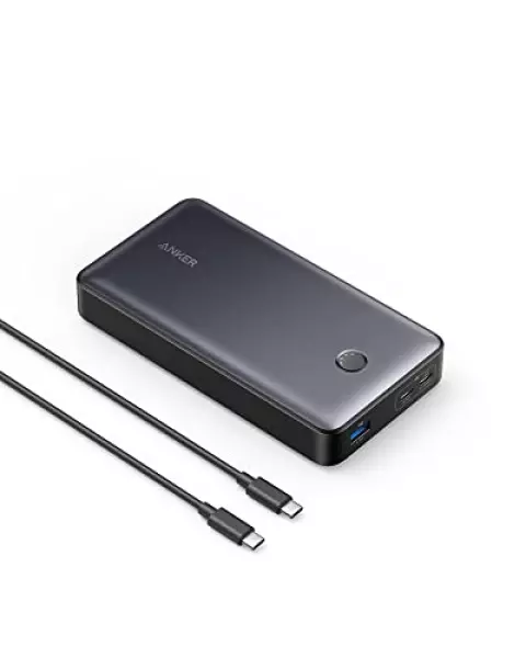 Anker 535 Power Bank (PowerCore 20000) (モバイルバッテリー 30W 20000mAh 大容量)【PSE認証済/PowerIQ 3.0 (Gen2) 搭載/USB PD対応】iPhone 14 Android その他各種機器対応 (ブラック)