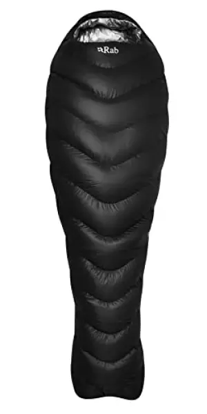 RAB Mythic Ultra 180 スリーピングバッグ ブラック Reg/Left Zip