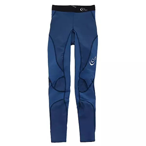 【C3fit(シースリーフィット)】スポーツタイツ インパクトエアーロングタイツ レディース インディゴネイビー 日本 S (日本サイズS相当)