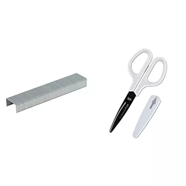 プラス はさみ フィットカットカーブ フッ素コート SC-175SF ホワイト/グレー 34-515