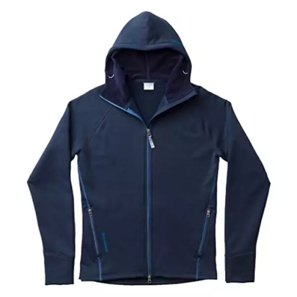 HOUDINI フーディニ パワーフーディ メンズ L ブルーイリュージョン 青