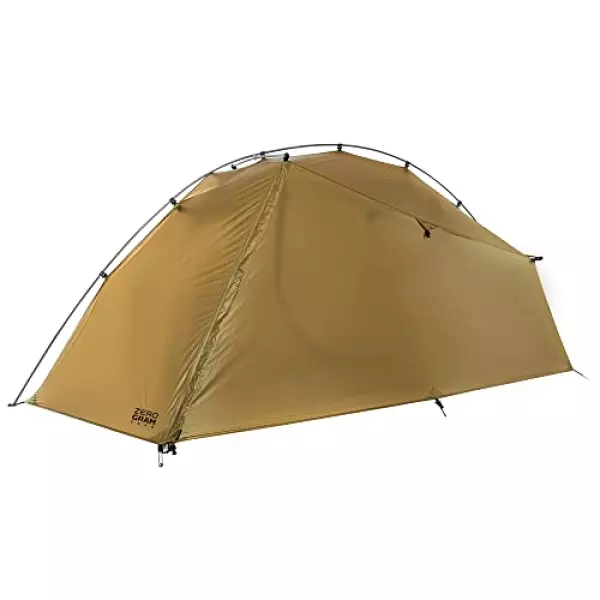ZEROGRAM(ゼログラム)Thru Hiker 1p ZEROBONE(TAN)/ UL Wウオールテント1人用/ 設営3分 結露なし/ロングハイカー向け 1kg未満のダブルウオール ソロテント