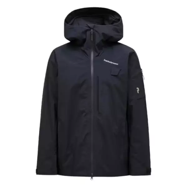 PeakPerformance ピークパフォーマンス アルパインゴアテックス2Lジャケット メンズ M ブラック 黒 2023秋冬