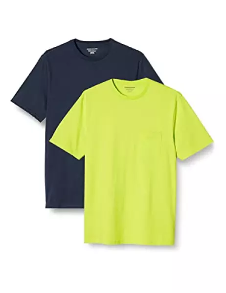 リフランス liflance 【 コンフォートドライTシャツ 】 綿100% Tシャツ メンズ 半袖 無地 胸ポケット (ブラック, M)