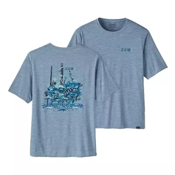 PATAGONIA M'S CAP COOL DAILY GRAPHIC SHIRT-WATERS 45355 並行輸入品 メンズ・キャプリーン・クール・デイリー・グラフィック・シャツ(ウォーターズ) (M, RSBX)