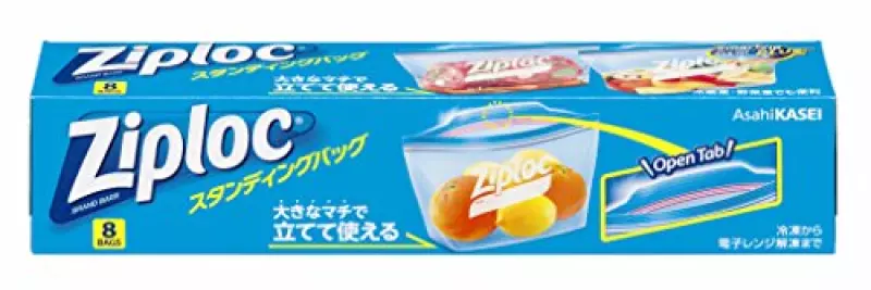 ジップロック スタンディングバッグ 8枚入