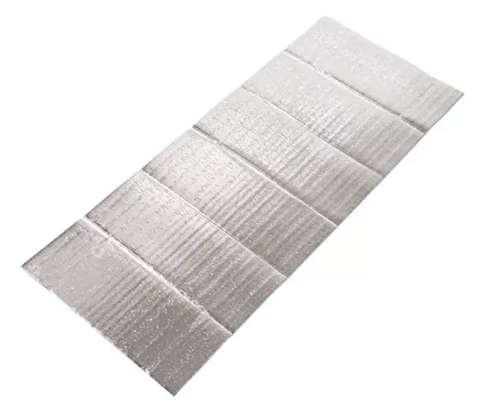 キャプテンスタッグ(CAPTAIN STAG) キャンプマット シルバーキャンピングジャバラマット Sサイズ 80×200cm ブルー UB-3046