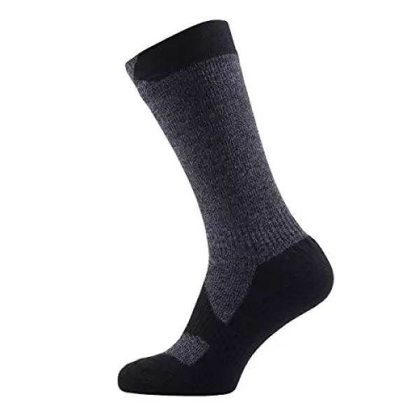 SealSkinz(シールスキンズ) Walking Thin Mid DB S 111161703-001 Dark Grey/Black S