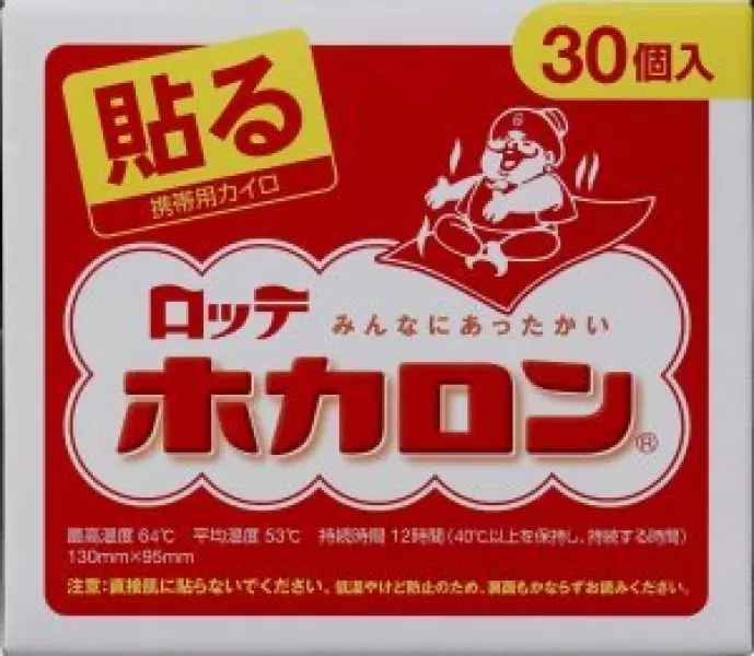 ロッテ ホカロン 貼る 30個入 4903336272058