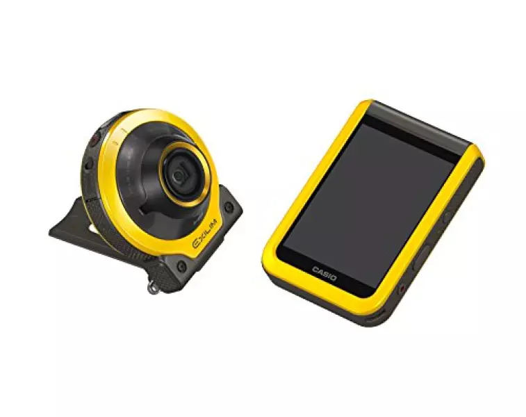 CASIO デジタルカメラ EXILIM EX-FR100YW カメラ部/モニター部分離 フリースタイルカメラ EXFR100 イエロー