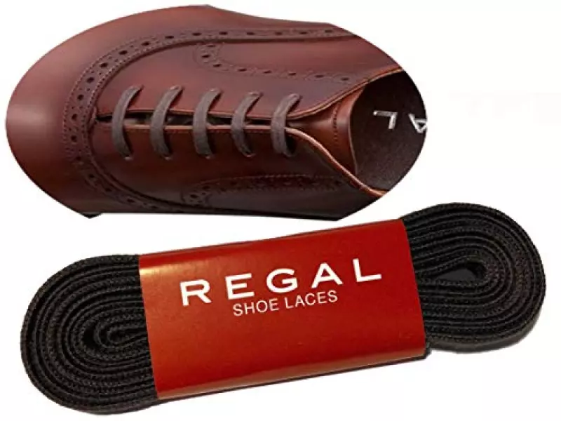 REGAL リーガル 靴 ヒモ 平紐 81cm 1足分(合計2本) ブラウン 茶