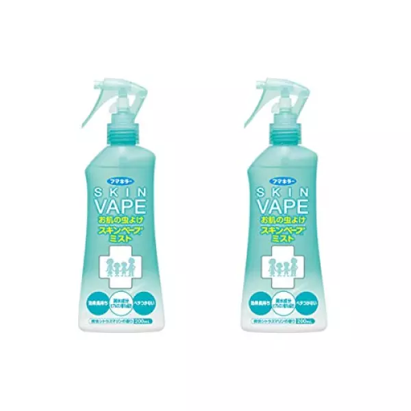 【まとめ買い】フマキラー スキンベープ 虫除けスプレー ミストタイプ 200ml 爽快シトラスマリンの香り×2個 トコジラミ適用