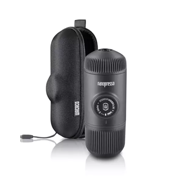 【正規品】WACACO(ワカコ) エスプレッソメーカ携帯用ミニ プレスタイプコーヒーパウダー専用Nanopresso ケース付き