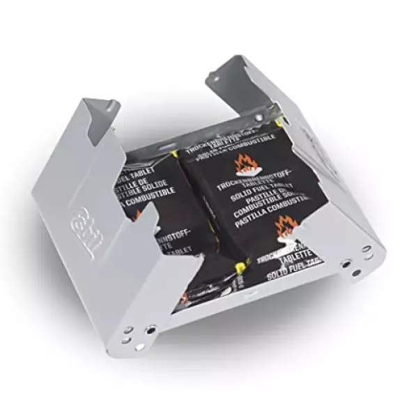 エスビット(Esbit) アウトドア キャンプ ポケットストーブ ミディアム WS (固形燃料27g×2個付き) ES00222700