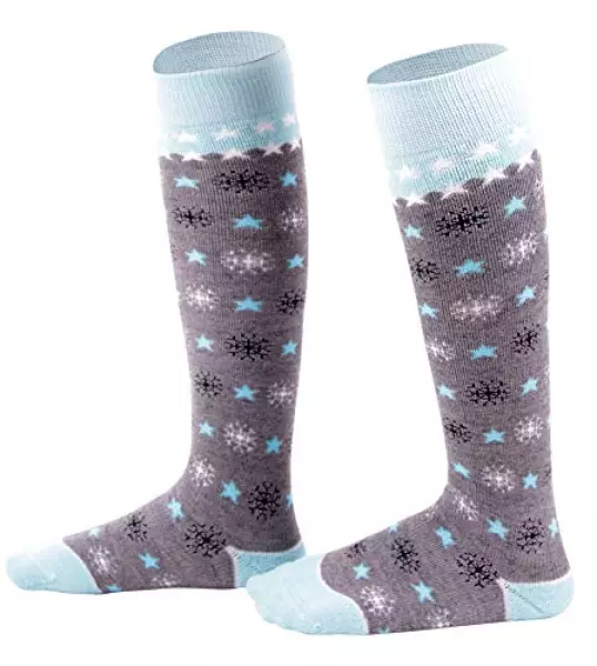 Halconia ハイパフォーマンス アクティブ スポーツウェア 汗吸収 輪郭 スキー ソックス Small(3-5 Years)