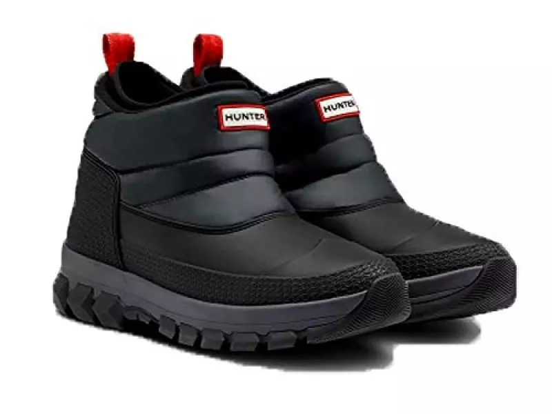(ハンター)HUNTER MFS9133WWU ウインターブーツ 長靴 インシュレーテッド スノー アンクル スノーブーツ ショート 防水 メンズ BLK UK9(約28cm)