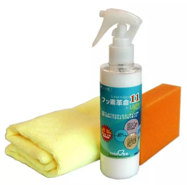 フッ素革命11 Light 200ml(スポンジ&ファイバークロス付)