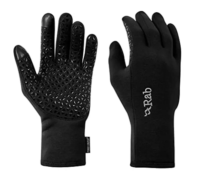 Rab ラブ 手袋 グローブ パワーストレッチ コンタクト グリップ グローブ QAH53-Black_S