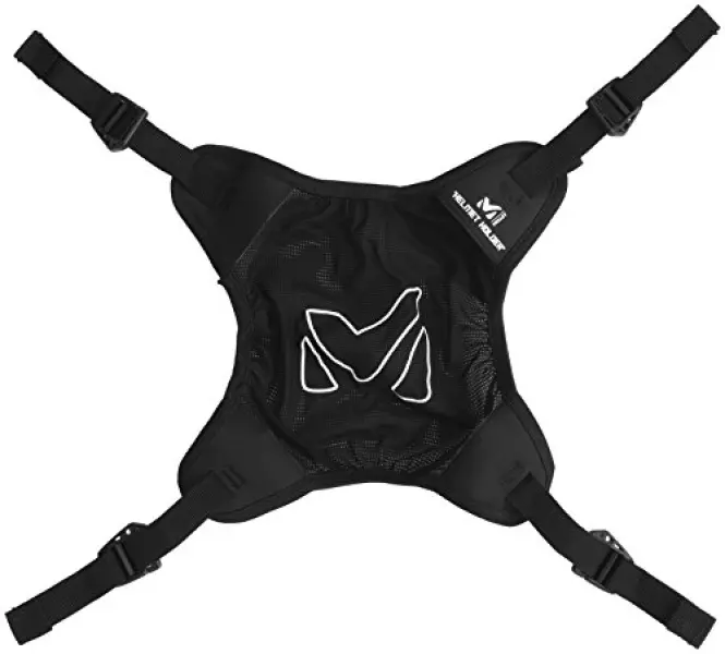 【ミレー】 登山用外付ポーチ ヘルメットホルダー(HELMET HOLDER) Black-Noir