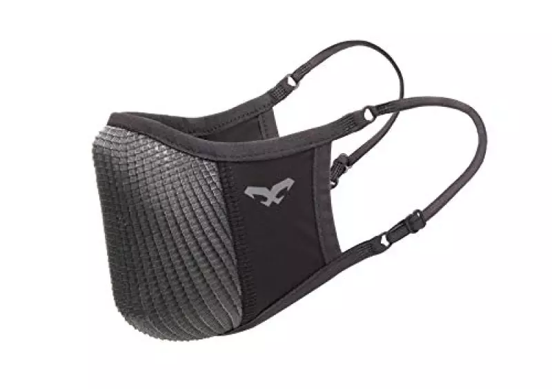 NAROO MASK(ナルーマスク) N0U エヌゼロユー 呼吸のし易い3Dメッシュサンシェードマスク (グレー, L-XL)