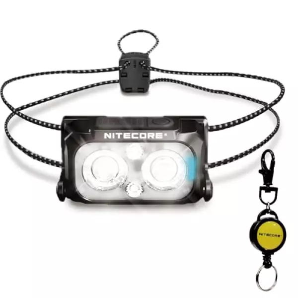【シリーズ累計100万個突破:日本正規品】〔キーチェーンセット〕NITECORE NU25 MCT UL ヘッドライト USB-C充電式 軽量47g IP66防水防塵 400ルーメン 赤色ライト搭載 2年保証