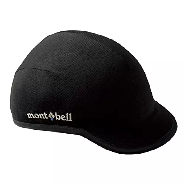 モンベル(mont‐bell) ジオライン クールメッシュ サイクルキャップ ブラック BK S