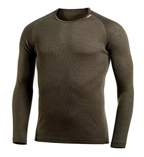 Woolpower ウールパワー クルーネック ライト【日本正規品】 (パイングリーン, M)