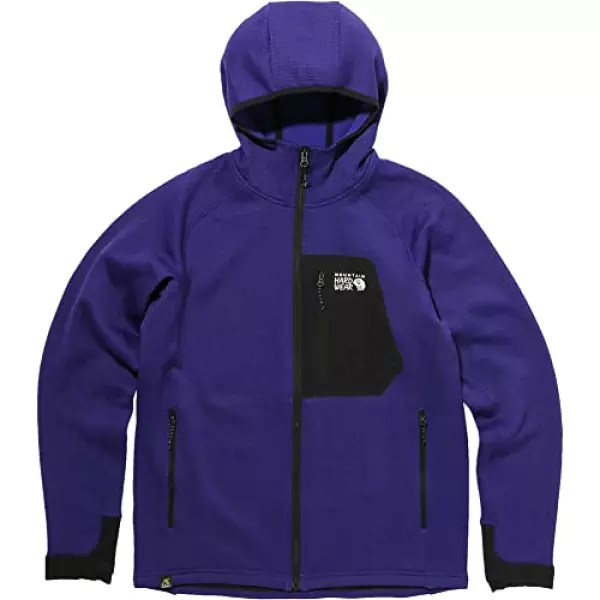 Mountain Hardwear ポーラテックパワーグリッドフルジップ フーディ OM3851 503(Klein Blue Heather) M