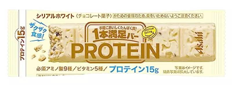 アサヒグループ食品 1本満足バー プロテインホワイト 1本×9個