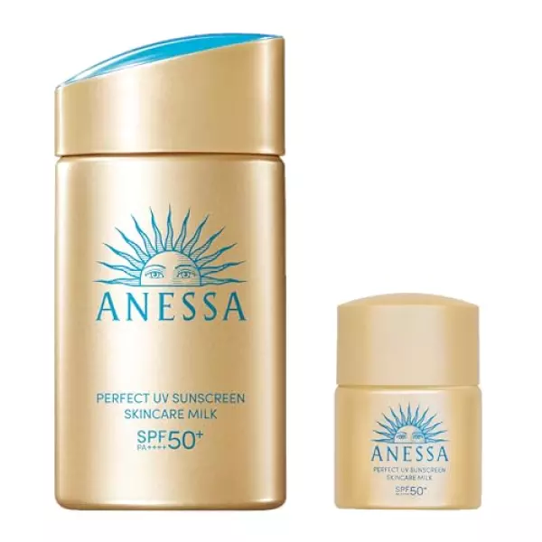 アネッサ パーフェクトUV スキンケアミルク NA +ミニサイズ付き(増量セット) 60mL SPF50+ PA++++ 日焼け止め 顔・からだ用 化粧下地 ウォータープルーフ【Amazon.co.jp限定】2024年